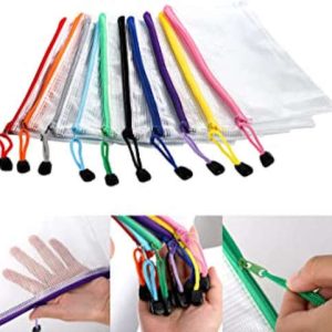 Clear Plastic Stationary Pouch Transparent